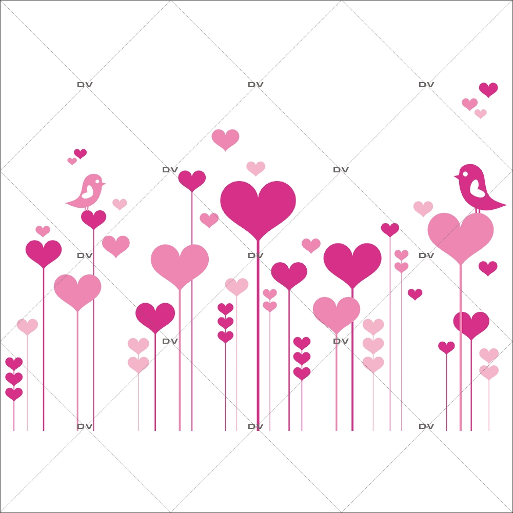 Sticker-frise-coeurs-oiseaux-roses-vitrophanie-décoration-vitrine-saint-valentin-fêtes-mères-pères-électrostatique-sans-colle-repositionnable-réutilisable-DECO-VITRES Sticker-frise-coeurs-oiseaux-roses-vitrophanie-décoration-vitrine-saint-valentin-fêtes-mères-pères-électrostatique-sans-colle-repositionnable-réutilisable-DECO-VITRES