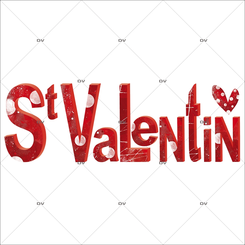 Sticker-texte-St-Valentin-rouge-vitrophanie-décoration-vitrine-saint-valentin-électrostatique-sans-colle-repositionnable-réutilisable-DECO-VITRES