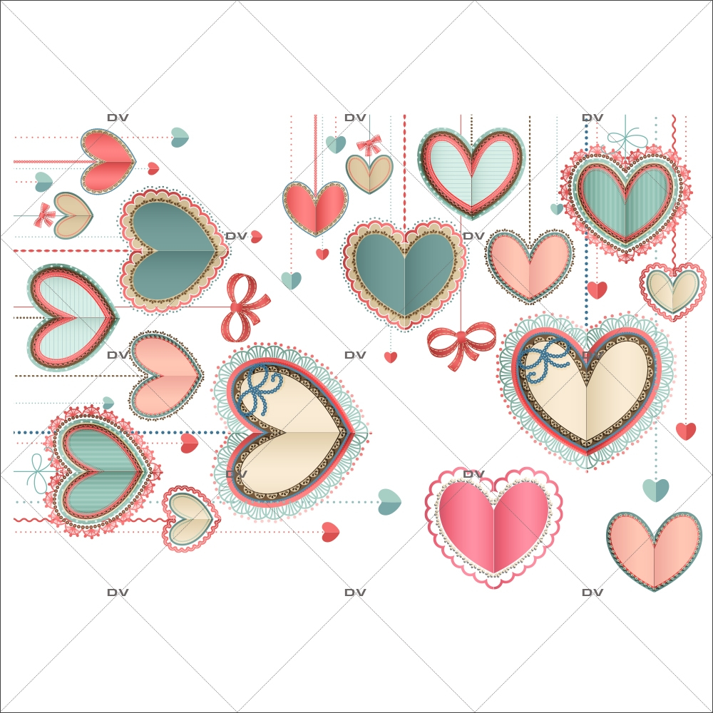 Sticker-angles-de-coeurs-dentelle-scrapbooking-vitrophanie-décoration-vitrine-fêtes-grands-mères-pères-st-valentin-soldes-électrostatique-sans-colle-repositionnable-réutilisable-DECO-VITRES