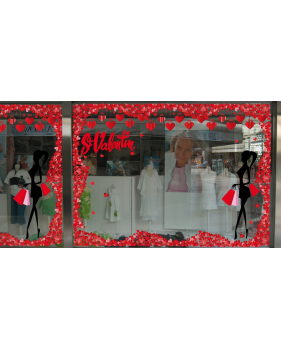 Sticker-texte-St-Valentin-rouge-vitrophanie-décoration-vitrine-saint-valentin-électrostatique-sans-colle-repositionnable-réutilisable-DECO-VITRES