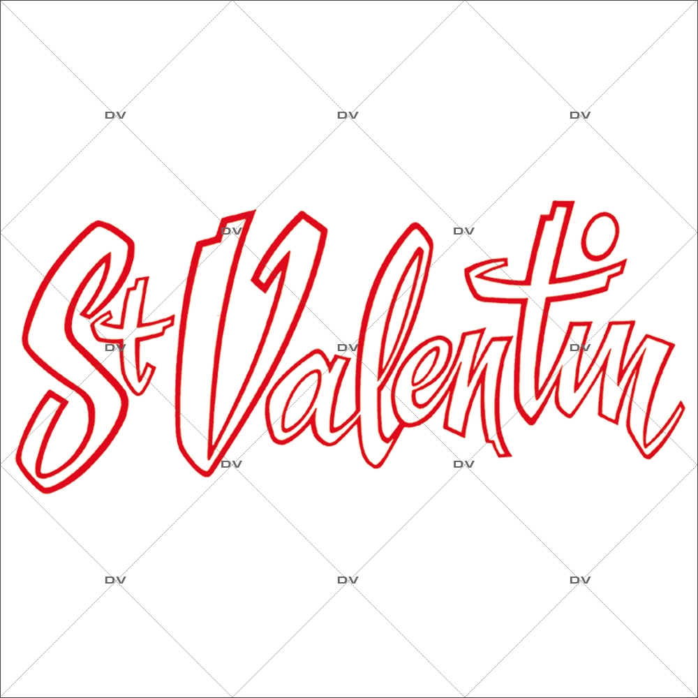 Sticker-texte-St-Valentin-blanc-rouge-vitrophanie-décoration-vitrine-saint-valentin-électrostatique-sans-colle-repositionnable-réutilisable-DECO-VITRES