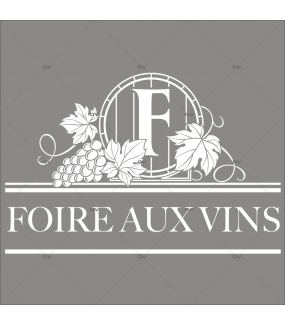 Sticker-foire-aux-vins-texte-vitrophanie-décoration-vitrine-cave-caviste-bar-à-vins-restaurant-supermarché-électrostatique-sans-colle-repositionnable-réutilisable-DECO-VITRES