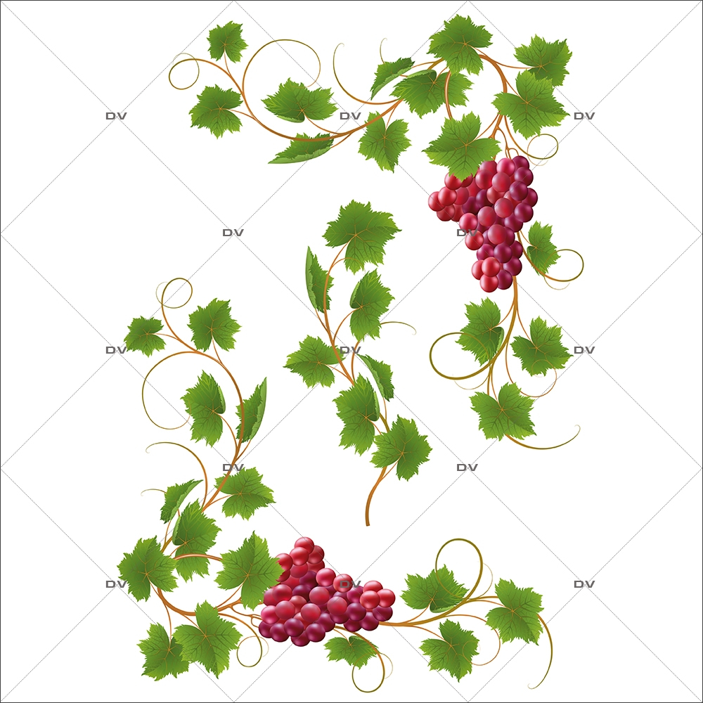 Sticker-angles-feuilles-de-vigne-et-grappes-raisins-vitrophanie-décoration-vitrine-cave-caviste-bar-à-vins-restaurant-supermarché-électrostatique-sans-colle-repositionnable-réutilisable-DECO-VITRES