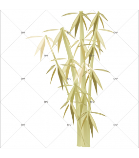 Sticker-bambous-asiatique-ambiance-zen-adhésif-encres-écologiques-latex-décoration-intérieure-DECO-VITRES