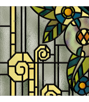 gros-plan-sticker-vitrail-art-deco-retro-vintage-fleurs-vitrophanie-électrostatique-ou-adhésif-décoration-fenêtres-DECO-VITRES