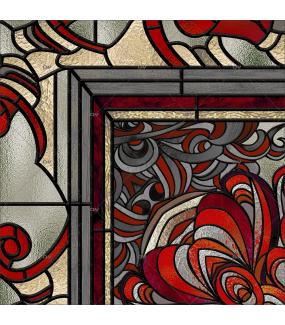 Sticker-vitrail-art-deco-retro-vintage-vitrophanie-électrostatique-sans-colle-ou-adhésif-décoration-fenêtres-vitres-DECO-VITRES