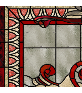 Sticker-vitrail-art-deco-retro-vintage-vitrophanie-électrostatique-sans-colle-ou-adhésif-décoration-fenêtres-vitres-DECO-VITRES