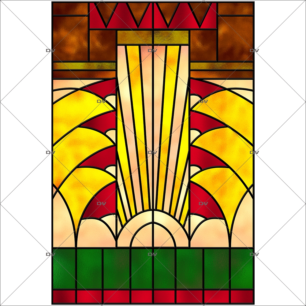 Sticker-vitrail-art-deco-retro-vintage-vitrophanie-électrostatique-ou-adhésif-décoration-fenêtres-DECO-VITRES Sticker-vitrail-art-deco-retro-vintage-vitrophanie-électrostatique-ou-adhésif-décoration-fenêtres-DECO-VITRES