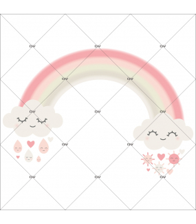 sticker-chambre-bebe-arc-en-ciel-nuages-doux-reves-coeur-gouttes-de-pluie-rose-enfant-fille-tissu-adhesif-enlevable-encres-ecologiques-DECO-VITRES