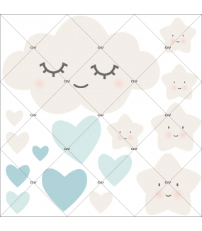 sticker-chambre-bebe-nuage-doux-reve-coeurs-bleu-enfant-garcon-tissu-adhesif-enlevable-encres-ecologiques-DECO-VITRES