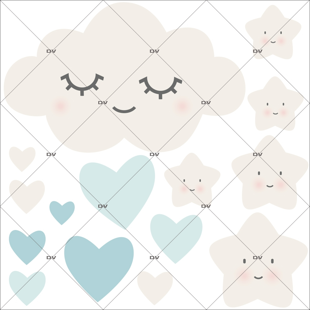 sticker-chambre-bebe-nuage-doux-reve-coeurs-bleu-enfant-garcon-tissu-adhesif-enlevable-encres-ecologiques-DECO-VITRES