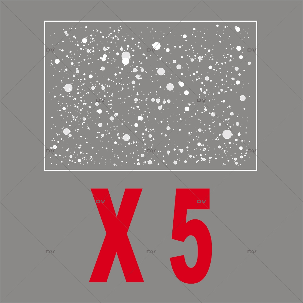 Stickers frise de flocons - Lot de 5 dont 1 offert - DECO-VITRES - PACK4 Stickers frise de flocons - Lot de 5 dont 1 offert - DECO-VITRES - PACK4