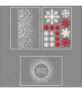 lot-promotionnel-3-stickers-vitrine-noel-etincelant-electrostatique-sans-colle-repositionnable-etoiles-cristaux-flocons-DECO-VITRES-KIT13