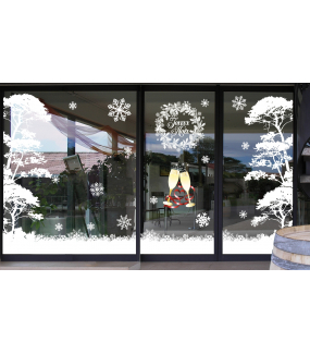 Sticker-pin-parasol-arbre-givré-blanc-paysage-hiver-vitrophanie-décoration-vitrine-noël-électrostatique-sans-colle-repositionnable-réutilisable-DECO-VITRES