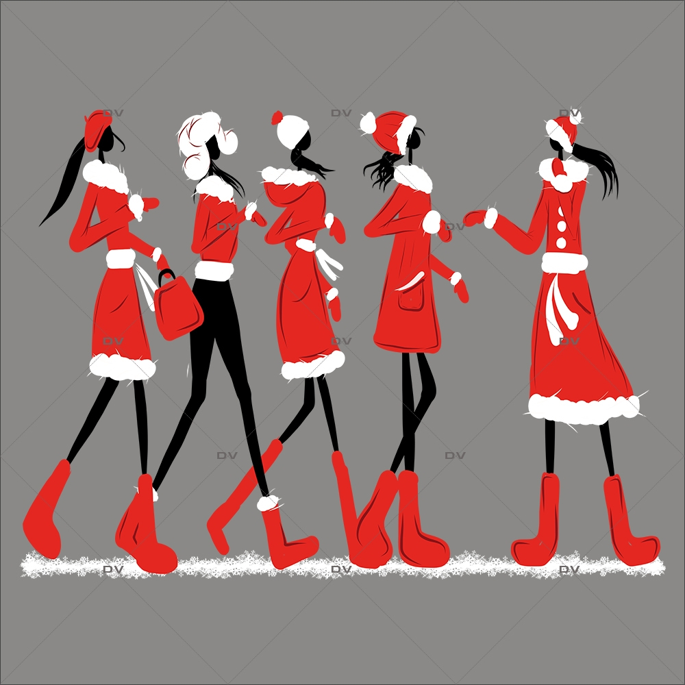 sticker-mannequins-shopping-sports-d-hiver-fashion-noel-electrostatique-sans-colle-DECO-VITRES-MN4