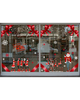 vitrine-sticker-electrostatique-vitrophanie-noel-flocons-cristaux-neige-mannequins-shopping-pere-noel-noeud-ruban-fashion-deco-vitres