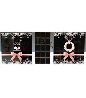 vitrine-noel-decoration-boudoir-poudre-beaute-noeuds-cadeaux-rose-vitrophanies-noel-electrostatique-sans-colle-stickers-DECO-VITRES