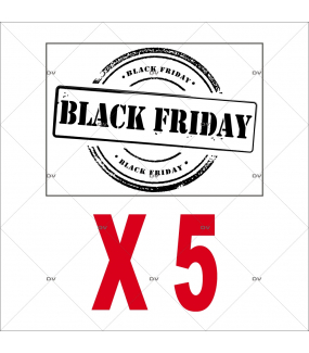 Lot-promotionnel-de-5-stickers-labels-Black-Friday-noirs-vitrophanies-electrostatiques-DECO-VITRES-PACK18