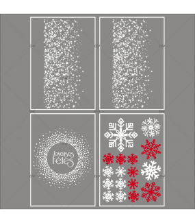 lot-promotionnel-4-stickers-vitrine-noel-etincelant-electrostatique-sans-colle-repositionnable-etoiles-cristaux-couronne-joyeuses-fetes-flocons-DECO-VITRES-KIT14