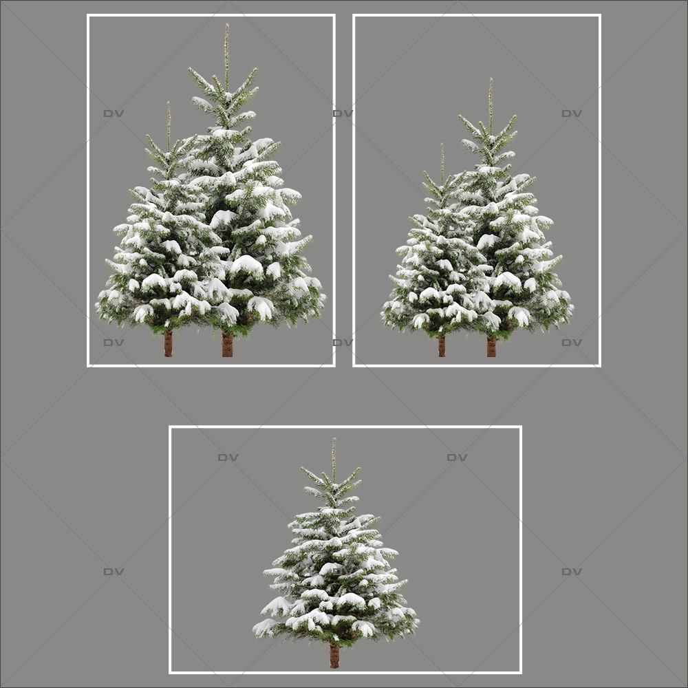 lot-promotionnel-3-stickers-vitrine-noel-nature-sapins-enneiges-hiver-electrostatique-sans-colle-repositionnable-DECO-VITRES-KIT78