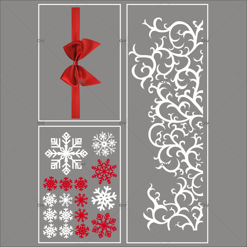 lot-promotionnel-3-stickers-vitrine-noel-volutes-givrees-noeud cadeau-rouge-cristaux-volute-givree-geante-electrostatique-sans-colle-repositionnable-DECO-VITRES-KIT88 lot-promotionnel-3-stickers-vitrine-noel-volutes-givrees-noeud cadeau-rouge-cristaux-volute-givree-geante-electrostatique-sans-colle-repositionnable-DECO-VITRES-KIT88