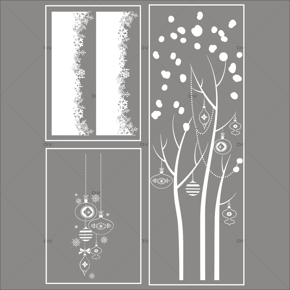 lot-promotionnel-3-stickers-vitrine-noel-delicat-suspensions-de-boules-et-cristaux-frises-de-neige-entourage-de-vitrine-arbre-givre-electrostatique-sans-colle-repositionnable-DECO-VITRES-KIT141