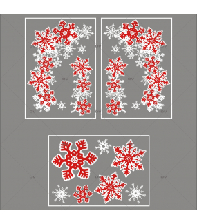 lot-promotionnel-3-stickers-vitrine-noel-scandinave-angles-et-frises-de-cristaux-rouges-et-blancs-encadrement-de-vitrine-electrostatique-sans-colle-repositionnable-DECO-VITRES-KIT21