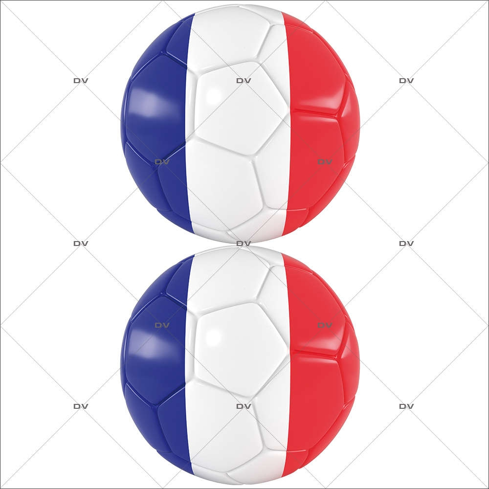 Sticker-ballons-de-foot-drapeau-français-France-vitrophanie-décoration-vitrine-événementielle-électrostatique-sports-fêtes-sans-colle-repositionnable-réutilisable-DECO-VITRES