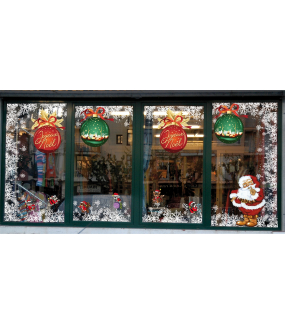 photo-decoration-vitrine-noel-petillant-sticker-vitrophanie-frises-de-cristaux-entourage-encadrement-pere-noel-traditionnel-electrostatique-sans-colle-lot-promo-DECO-VITRES-KIT333