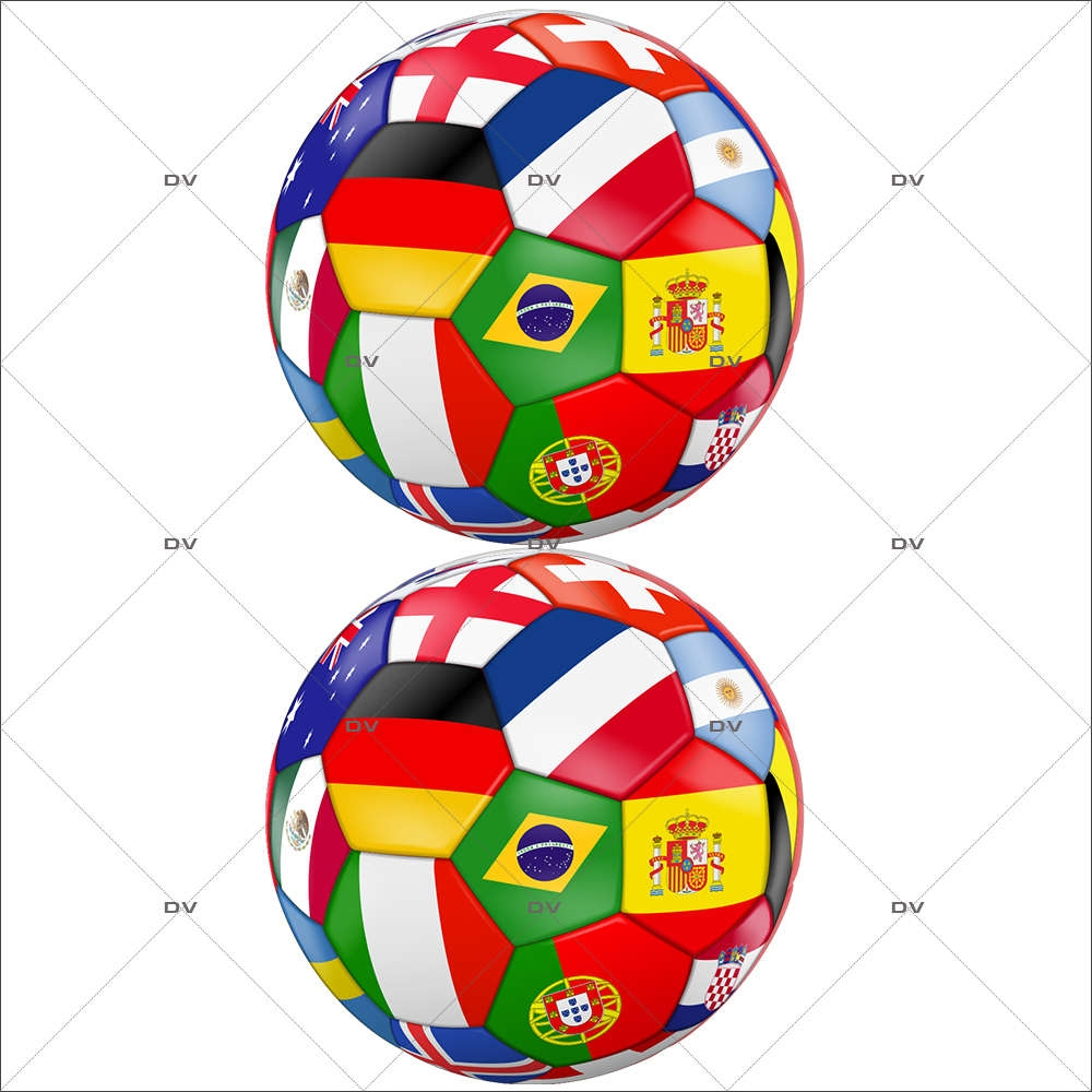 Sticker-ballons-de-foot-drapeaux-internationaux-français-France-vitrophanie-décoration-vitrine-événementielle-électrostatique-sports-fêtes-sans-colle-repositionnable-réutilisable-DECO-VITRES