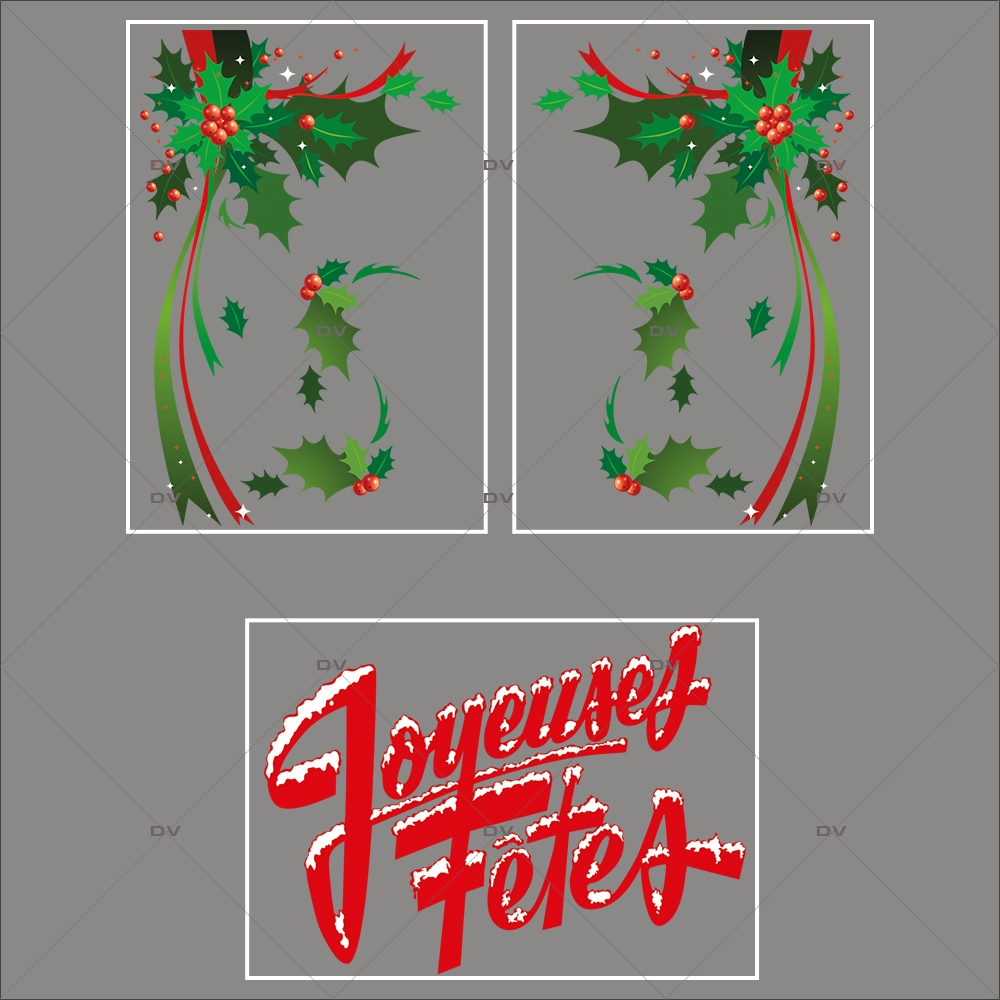 lot-promotionnel-3-stickers-vitrine-noel-old-school-angles-de-houx-texte-joyeuses-fetes-electrostatique-sans-colle-repositionnable-DECO-VITRES-KIT343 lot-promotionnel-3-stickers-vitrine-noel-old-school-angles-de-houx-texte-joyeuses-fetes-electrostatique-sans-colle-repositionnable-DECO-VITRES-KIT343