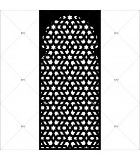 sticker-moucharabieh-format-personnalise-adhesif-noir-mat-DECO-VITRES-DSP1909