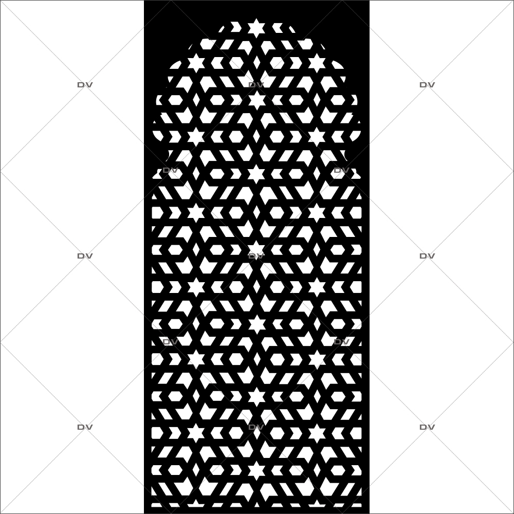 sticker-moucharabieh-format-personnalise-adhesif-noir-mat-DECO-VITRES-DSP1909
