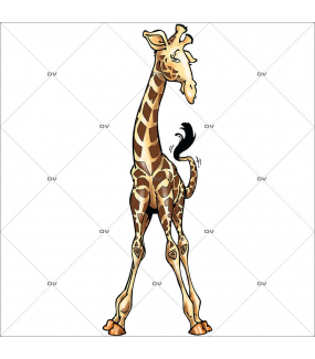 GIR1 - Sticker girafe