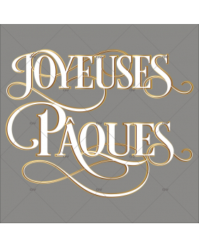 PAQ101 - Texte Joyeuses Pâques