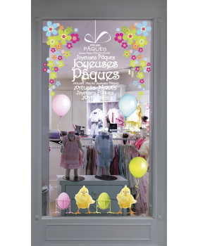 photo-sticker-frises-oeufs-et-poussins-angles-de-fleurs-multicolores-ballons-texte-joyeuses-paques-decoration-vitrine-paques-vitrophanie-electrostatique-sans-colle-reutilisable-DECO-VITRES