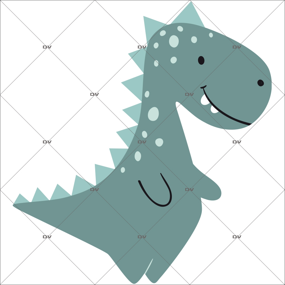 sticker-gentil-dinosaure-tyrex-rieur-tyranosaure-prehistoire-chambre-bébé-fille-enfant-tissu-adhesif-enlevable-encres-ecologiques-latex-sans-pvc-DECO-VITRES-ST146