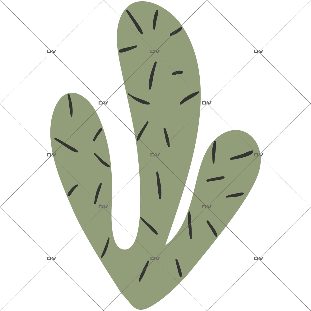 sticker-cactus-3-bras-prehistoire-chambre-bébé-fille-enfant-tissu-adhesif-enlevable-encres-ecologiques-latex-sans-pvc-DECO-VITRES-ST148