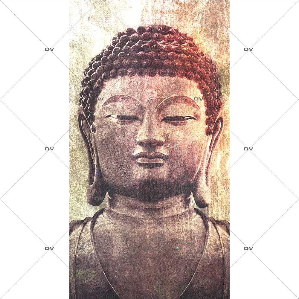 Sticker-géant-bouddha-asiatique-ambiance-zen-adhésif-encres-écologiques-latex-décoration-intérieure-DECO-VITRES