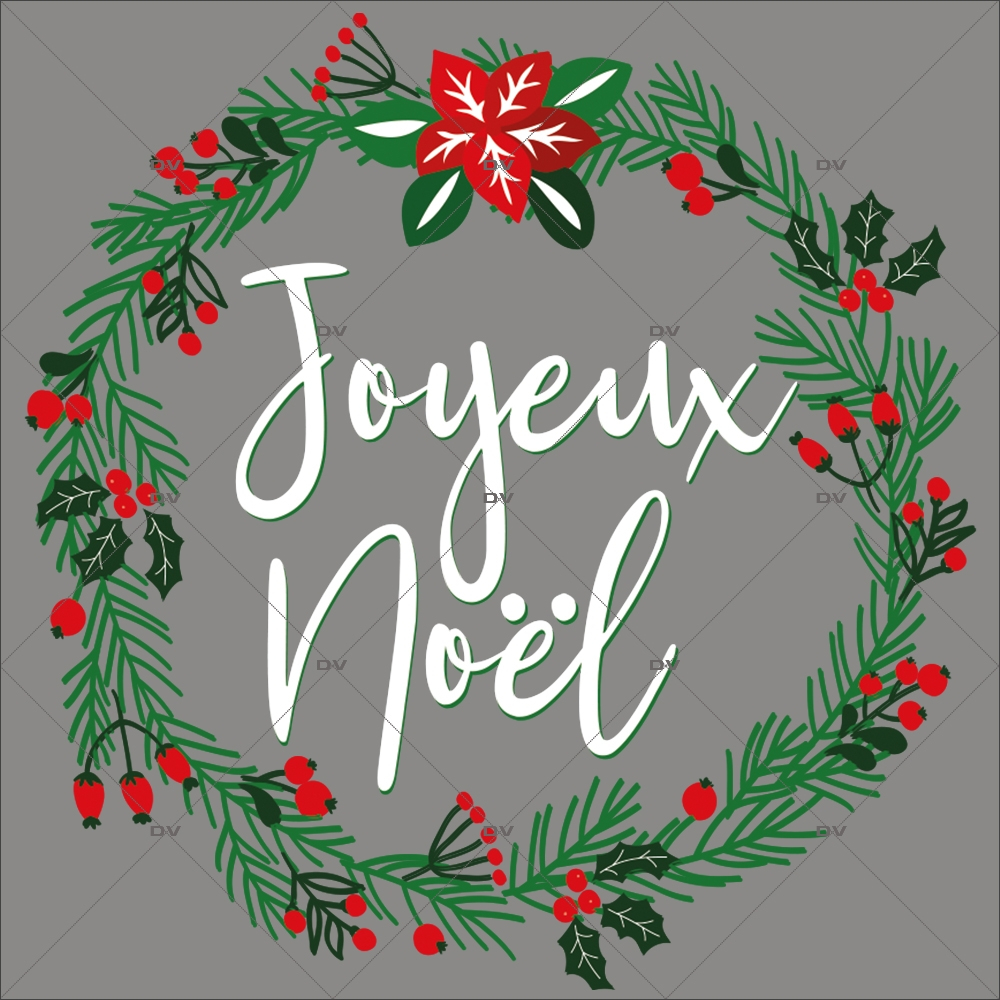 Lot De 3 Feuilles Autocollants Rétro Noël - Motifs Couronnes, Bonhommes De Neige, 15x30 Cm, Décoration Meubles