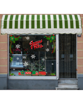 photo-sticker-angles-houx-rubans-petit-train-de-noel-paquets-cadeaux-cristaux-blancs-texte-joyeuses-fetes-rouge-enneige-old-school-decoration-vitrine-vitrophanie-electrostatique-sans-colle-reutilisable-DECO-VITRES