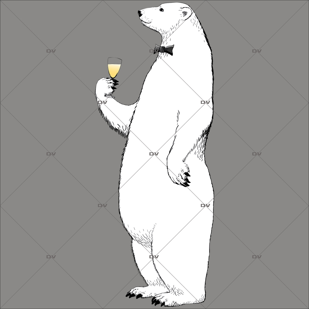 sticker-ours-polaire-noeud-papillon-reveillon-vin-champagne-caviste-noel-theme-polaire-arctique-cotillon-gourmet-gourmand-vitrine-noel-electrostatique-vitrophanie-sans-colle-DECO-VITRES-OR8D