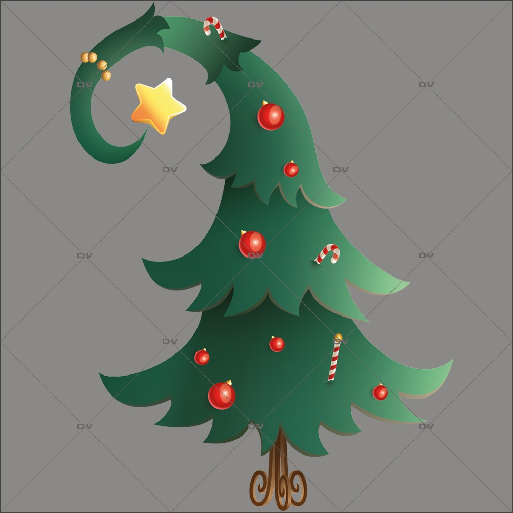 sticker-sapin-boules-etoile-noel-theme-cartoon-vitrine-noel-electrostatique-vitrophanie-sans-colle-DECO-VITRES-SP32D