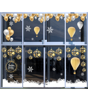 photo-sticker-ballons-or-argent-montgolfieres-boules-etoiles-frises-geante-cristaux-texte-joyeuses-fetes-noel-festif-decoration-vitrine-vitrophanie-electrostatique-sans-colle-reutilisable-DECO-VITRES