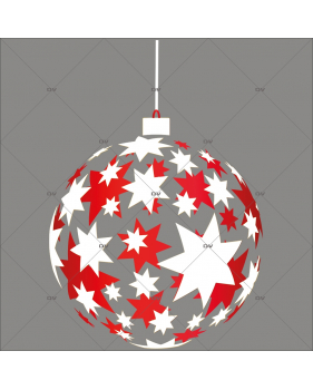 sticker-boule-etoiles-rouges-et-blanches-vitrine-noel-electrostatique-vitrophanie-sans-colle-DECO-VITRES-FB40