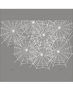 HALL70 - Sticker toiles d'araignées