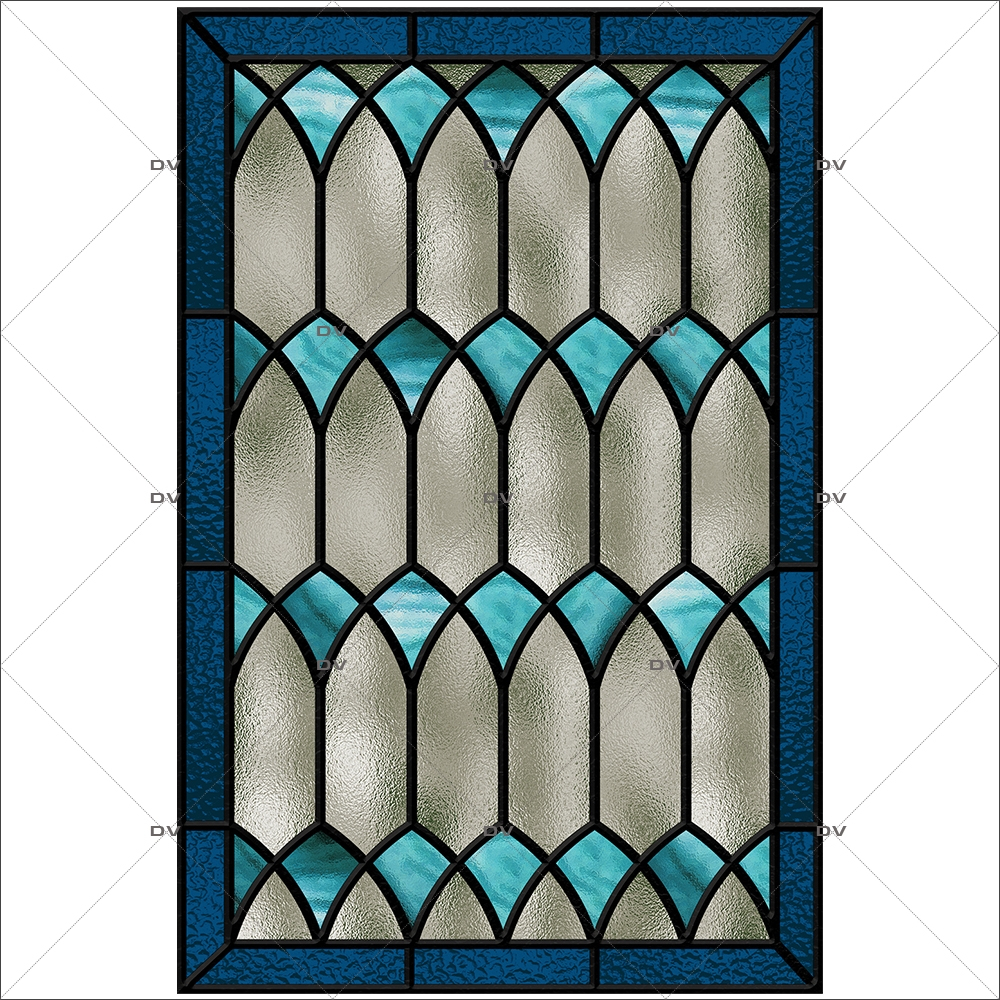 sticker-vitrail-geometrique-bleu-gris-ogive-art-gothique-vintage-retro-vitrophanie-electrostatique-sans-colle-repositionnable-reutilisable-adhesif-decoration-fenetres-vitres-veranda-DECO-VITRES