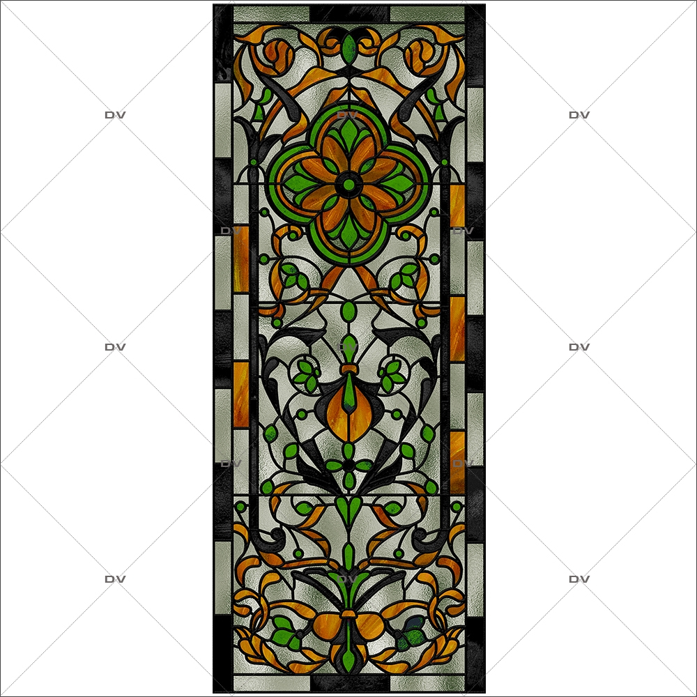 Sticker-vitrail-art-nouveau-retro-vintage-vitrophanie-électrostatique-sans-colle-repositionnable-réutilisable-ou-adhésif-décoration-fenêtres-vitres-DECO-VITRES Sticker-vitrail-art-nouveau-retro-vintage-vitrophanie-électrostatique-sans-colle-repositionnable-réutilisable-ou-adhésif-décoration-fenêtres-vitres-DECO-VITRES