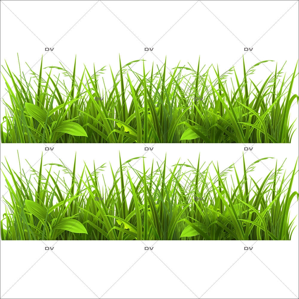 Sticker-frises-herbes-printemps-été-vitrophanie-décoration-vitrine-estivale-printanière-électrostatique-sans-colle-repositionnable-réutilisable-DECO-VITRES