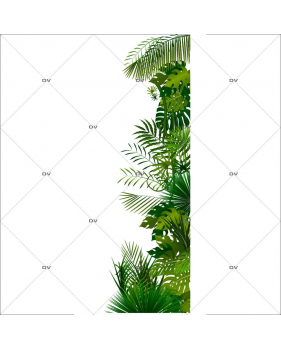Sticker-angle-de-plantes-et-feuillages-exotiques-paysage-forêt-tropicale-été-vitrophanie-décoration-vitrine-estivale-électrostatique-sans-colle-repositionnable-réutilisable-DECO-VITRES